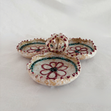 Italian Trio Glazed Dish with Handle