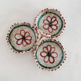 Italian Trio Glazed Dish with Handle