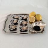 French Contoured Steel Serving Tray