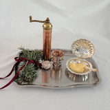 French Contoured Steel Serving Tray