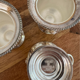 Mini Lion Head Silver Urns - Three Available