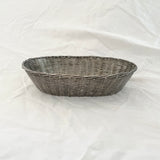 French Woven Steel Bread and Egg Basket