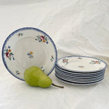 Sarreguemines 'Didier' Pattern Side Plates - Set of Nine