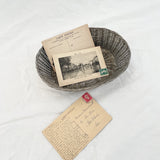 French Woven Steel Bread and Egg Basket