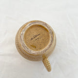 Sarreguemines Rope-Textured Majolica Jug
