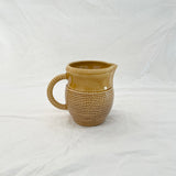 Sarreguemines Rope-Textured Majolica Jug