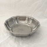 French Stainless Steel Scalloped Bowl