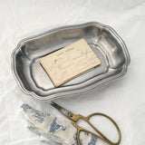 French Stainless Steel Contoured Tray