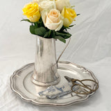 French Silver-Plated Scalloped Tray