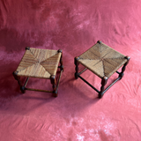 Tabouret French Rush Stool - Two Available